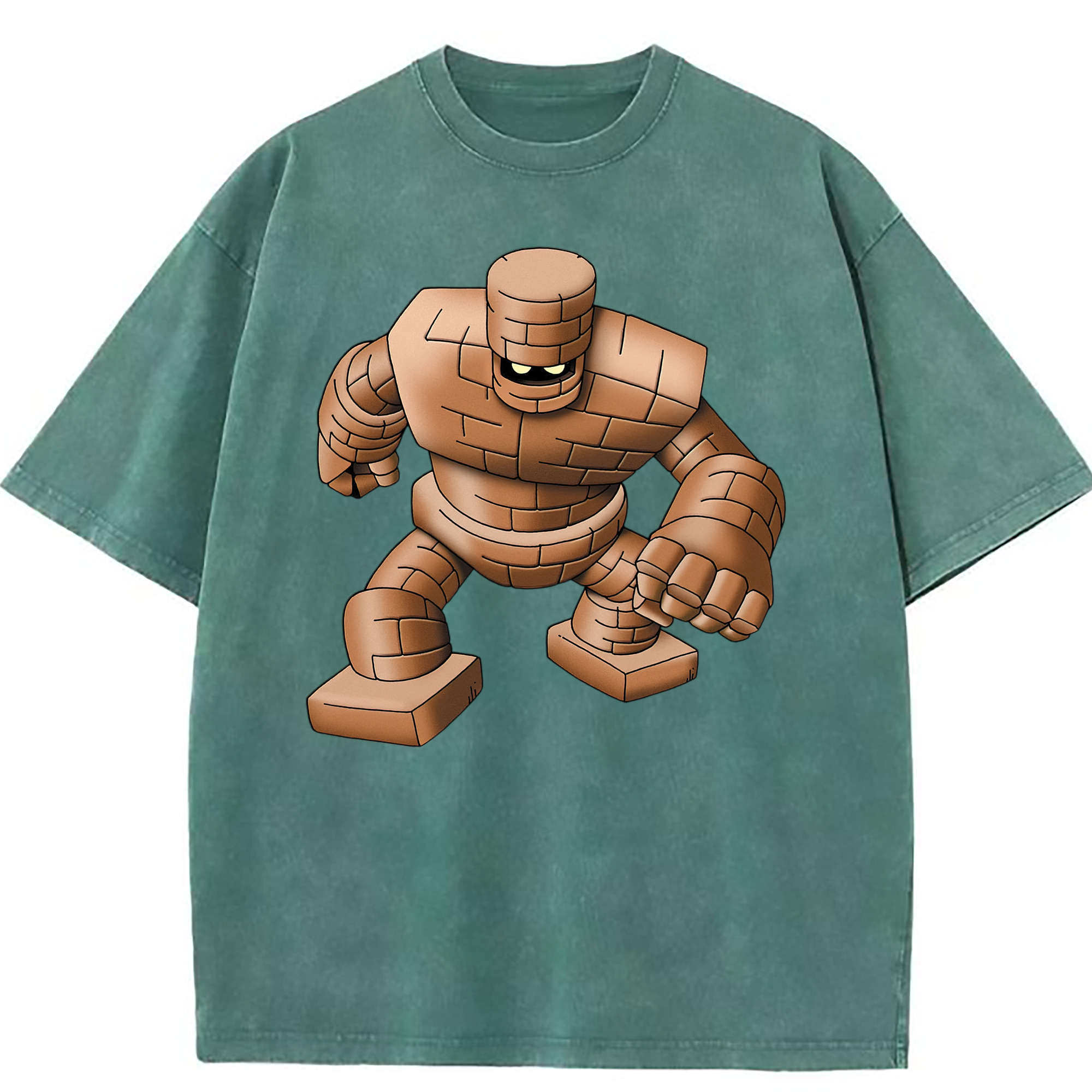 （画像用） ドラゴンクエスト Doragon Kuesuto Dragon Quest 綿100% ヴィンテージ風 半袖Tシャツ（フロントプリント）
